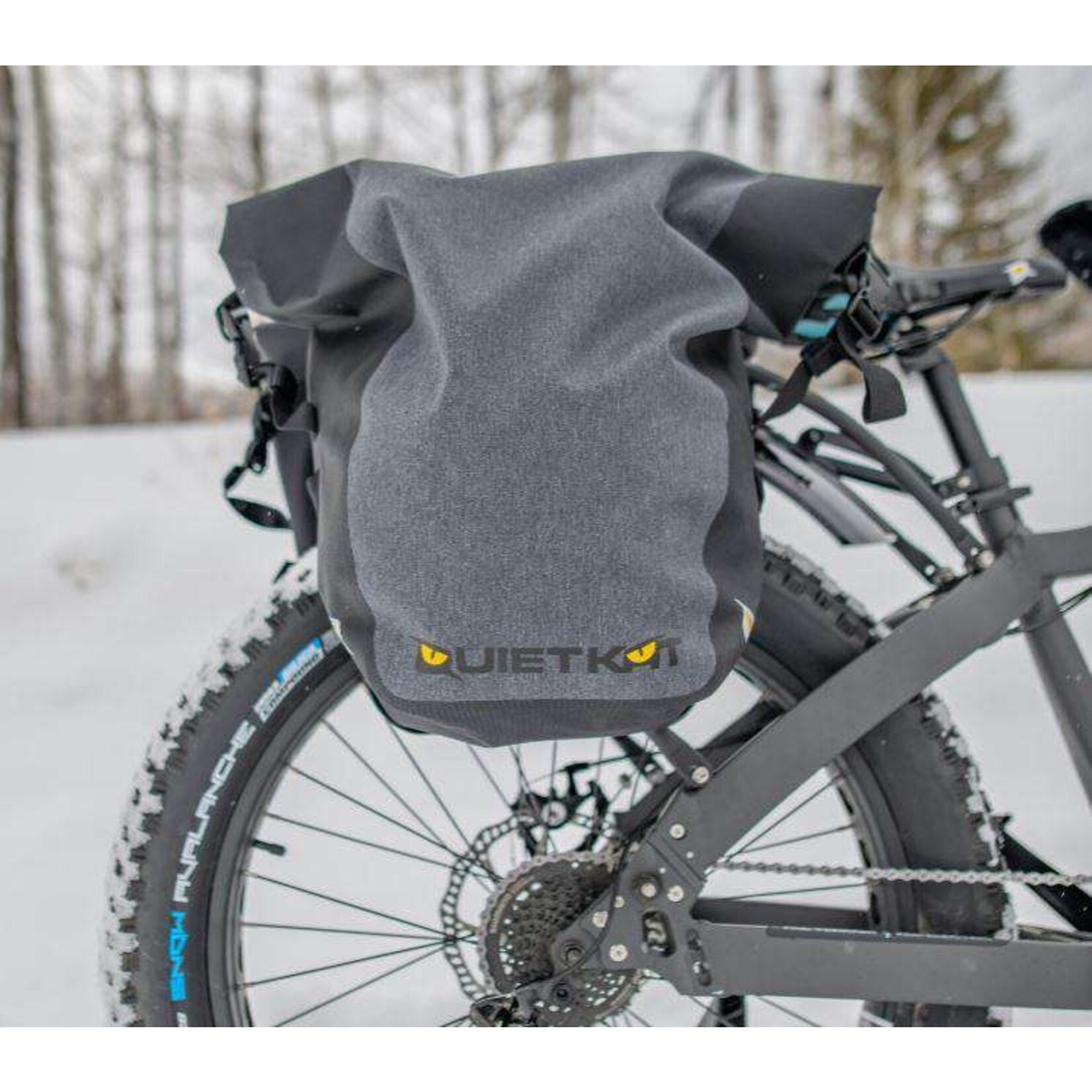 QuietKat Premium Polyester Unisex Pannier Bag Set for eBike or Trailer, 2x  Bags, 3,300 cubic cm Capacity in the Bike Accessories department at