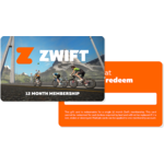 Zwift 12 Month Membership Card