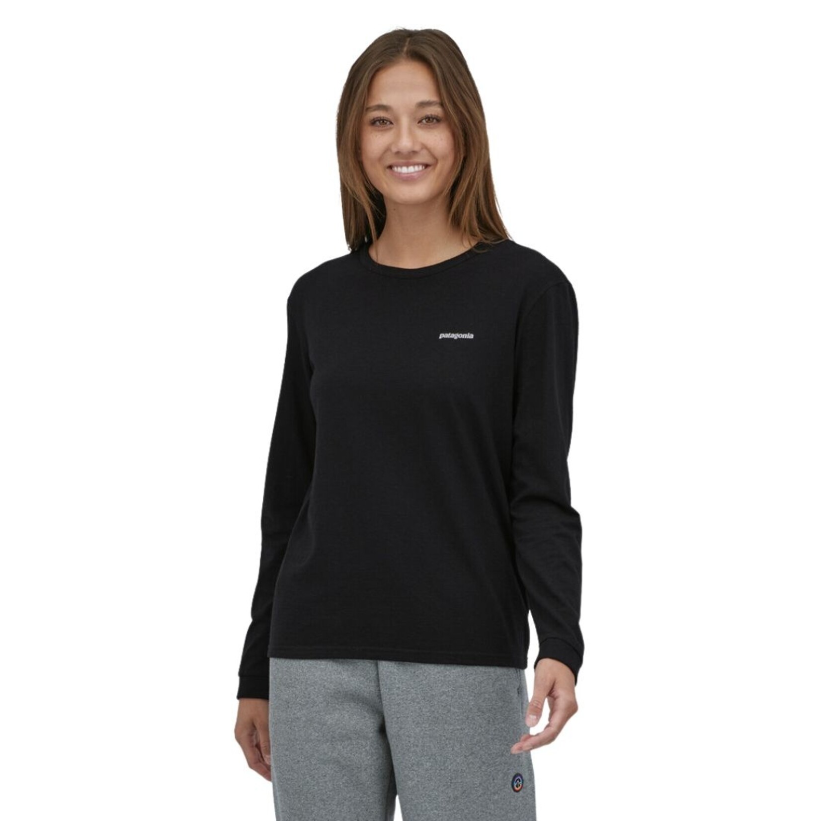 Patagonia Women's Long-Sleeved P-6 Logo Responsibili-Tee®