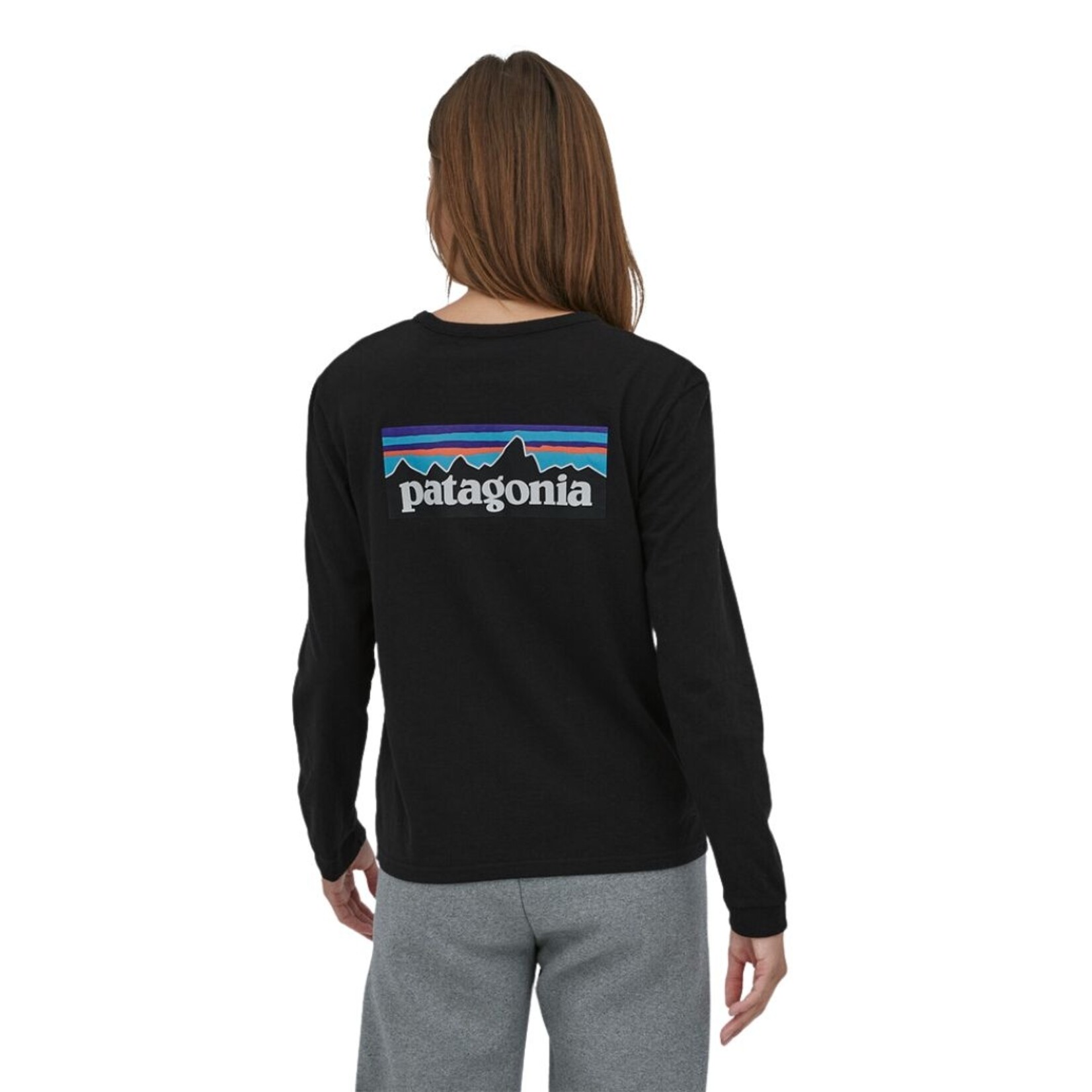 Patagonia Women's Long-Sleeved P-6 Logo Responsibili-Tee®