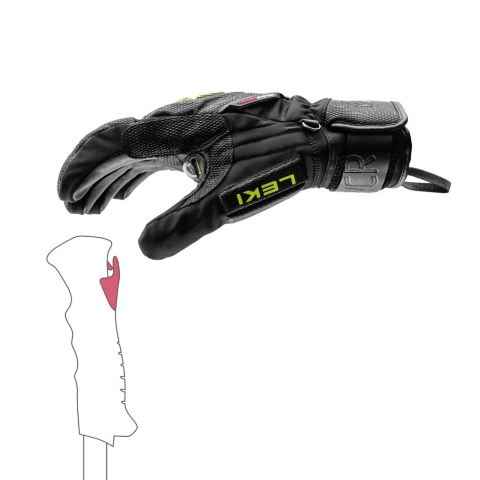 Leki WCR C-Tech 3D Glove - 9.5