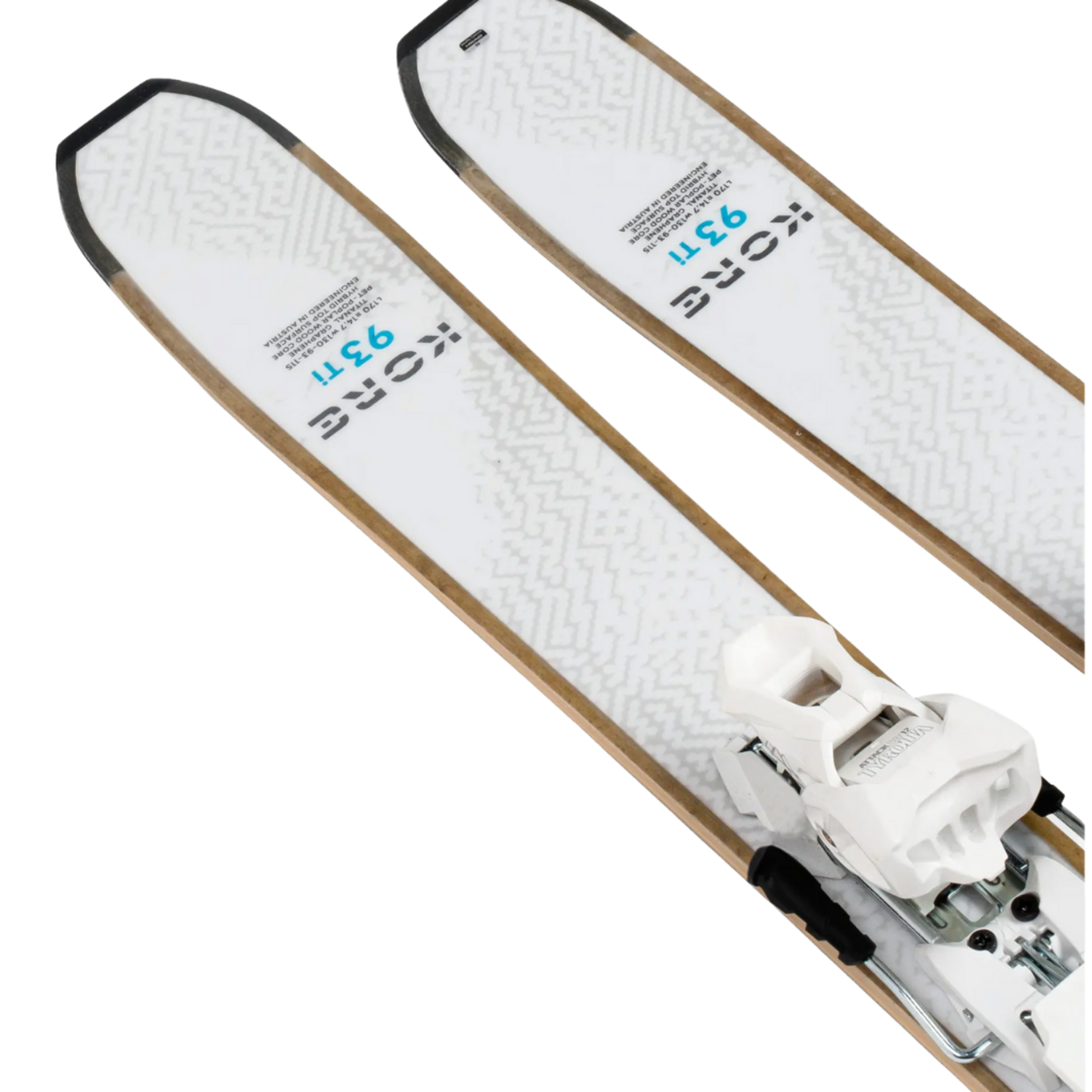 Head Kore 93 Ti W Skis + Attack LYT 11 GW Bindings