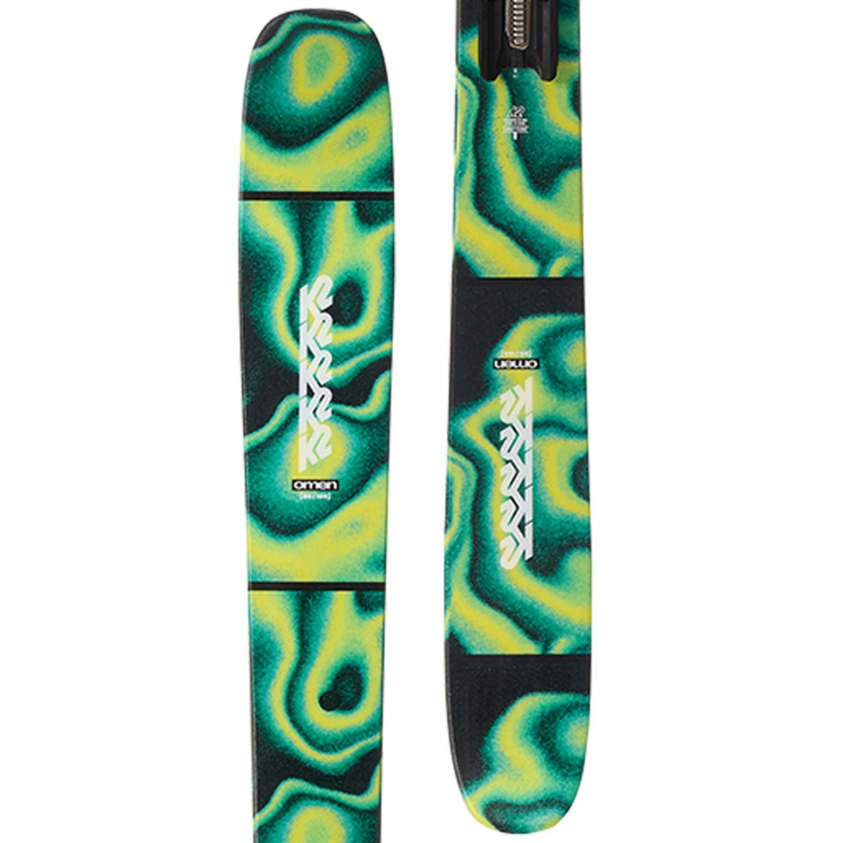 K2 Omen 85 Skis + Quikclik Binding
