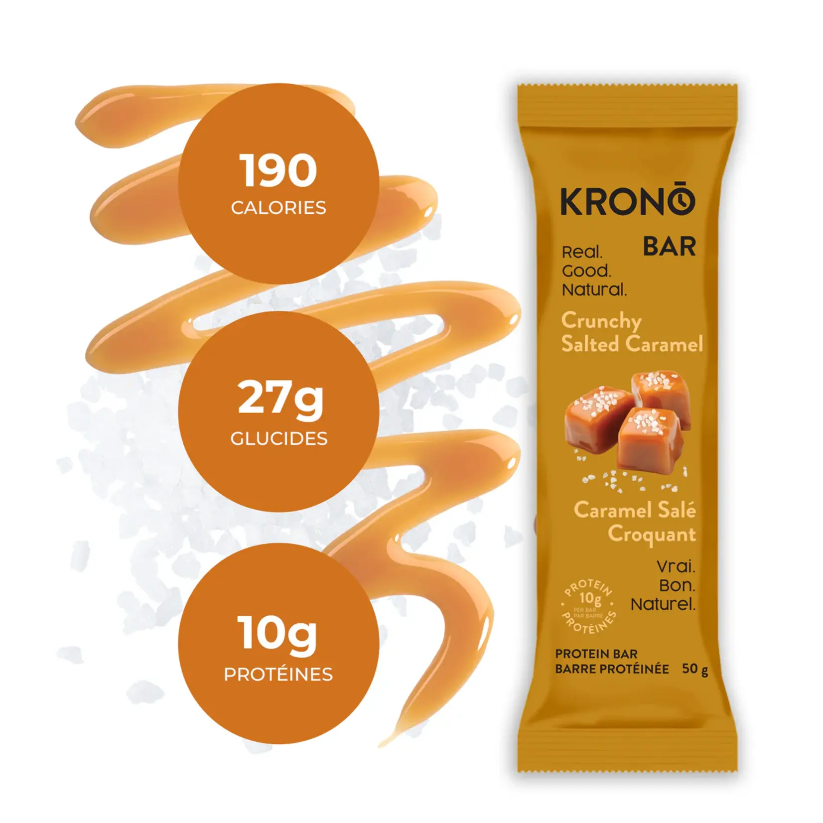 Krono KRONO Salted Caramel Protein Bar (EACH)