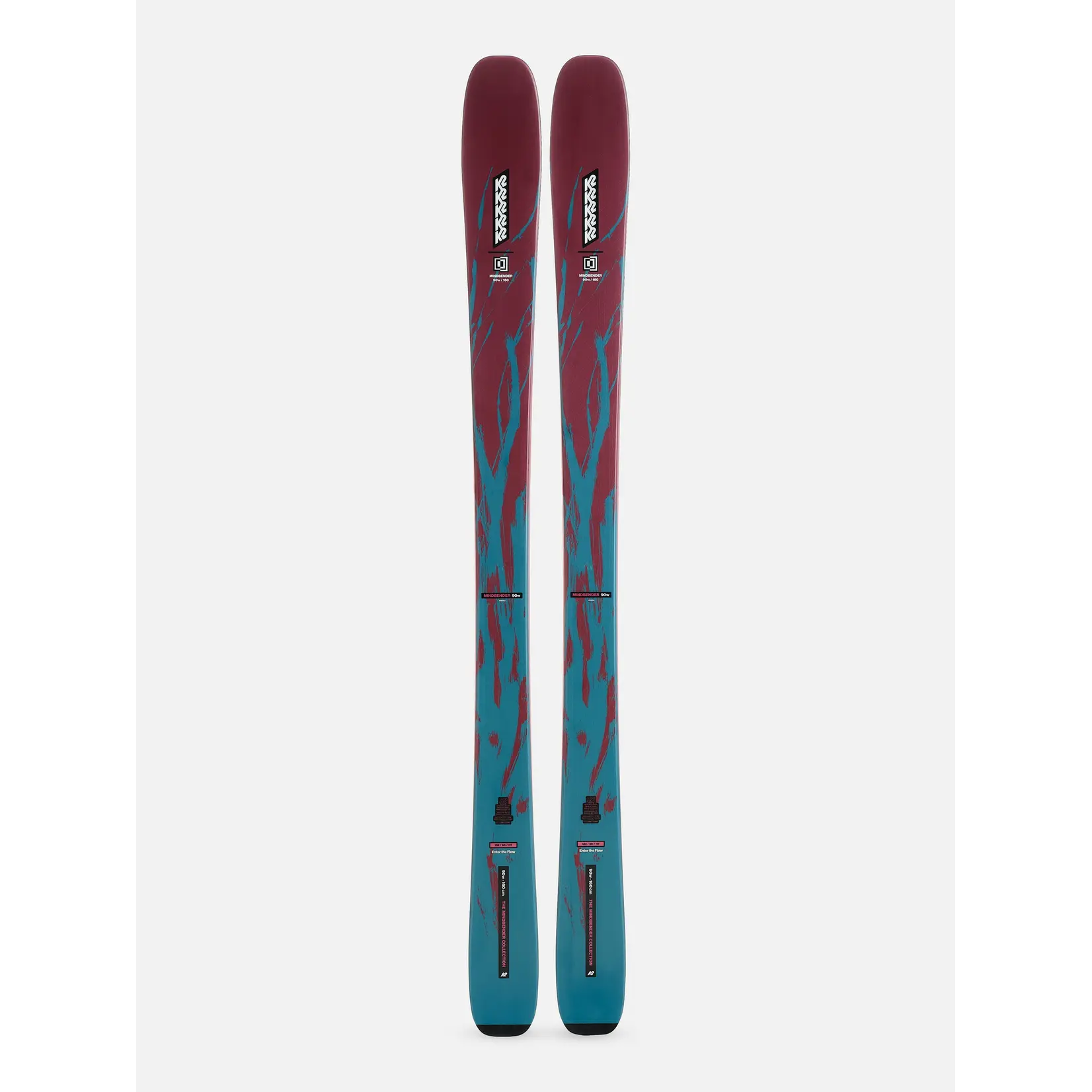 K2 Mindbender 90 Women's Skis + M3 Quikclik