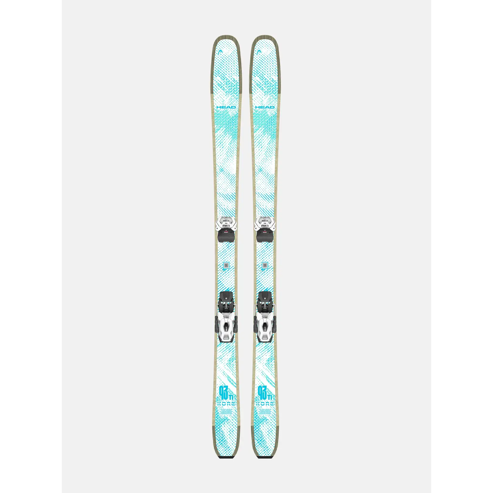Head Kore 93 Ti Women's Skis + Attack 11 GW