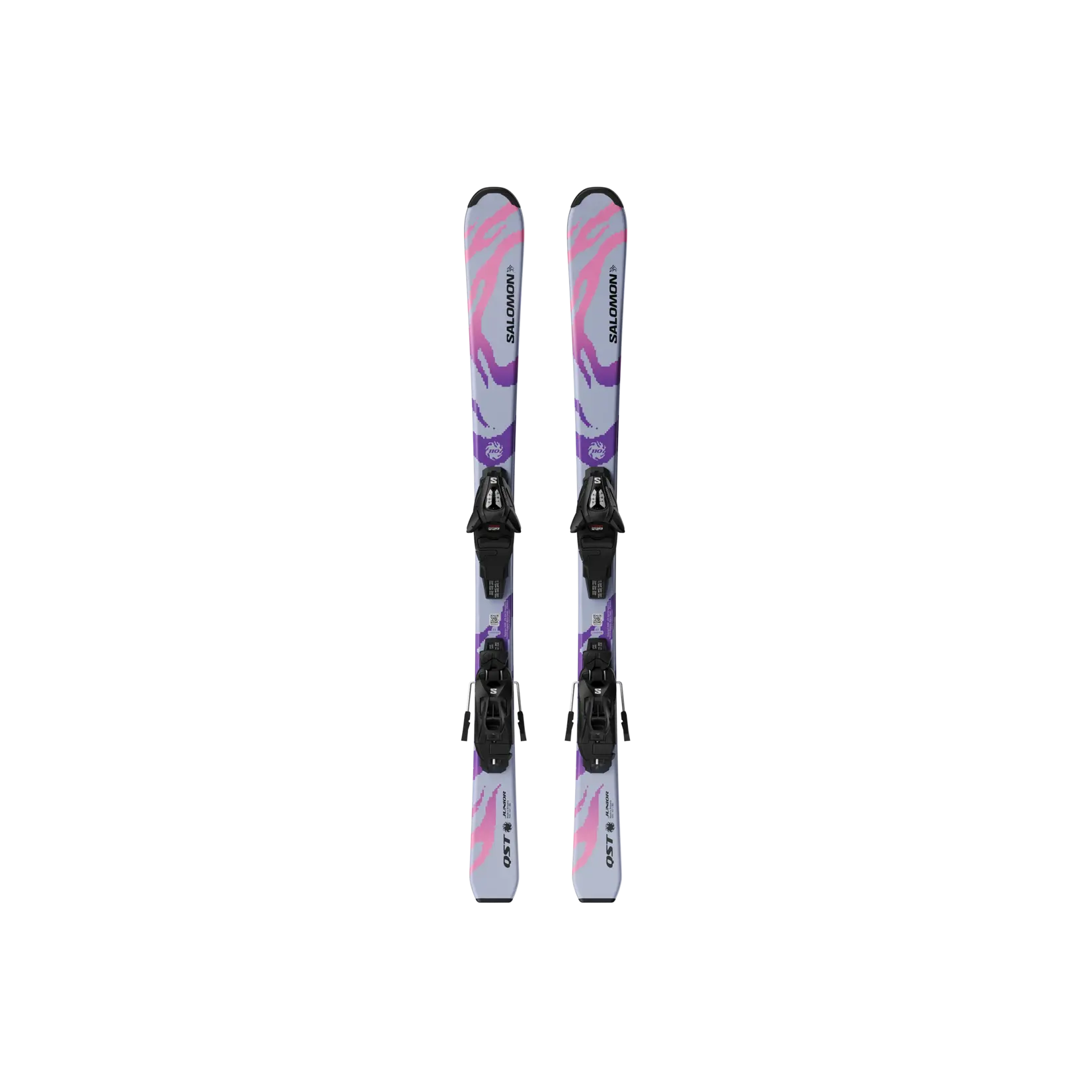 Salomon QST Cosmic Sky S Junior Skis + C5