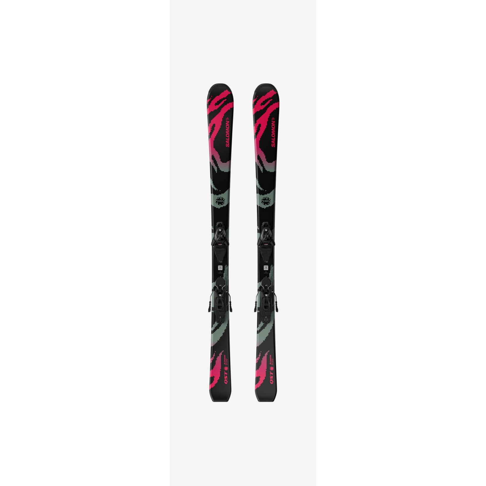 Salomon QST Black M Jr Skis + L6 GW J2