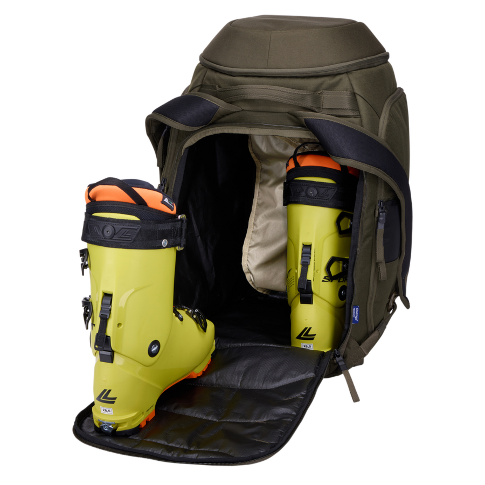 Thule Roundtrip Ski & Snowboard Boot Backpack 60L Deep Khaki