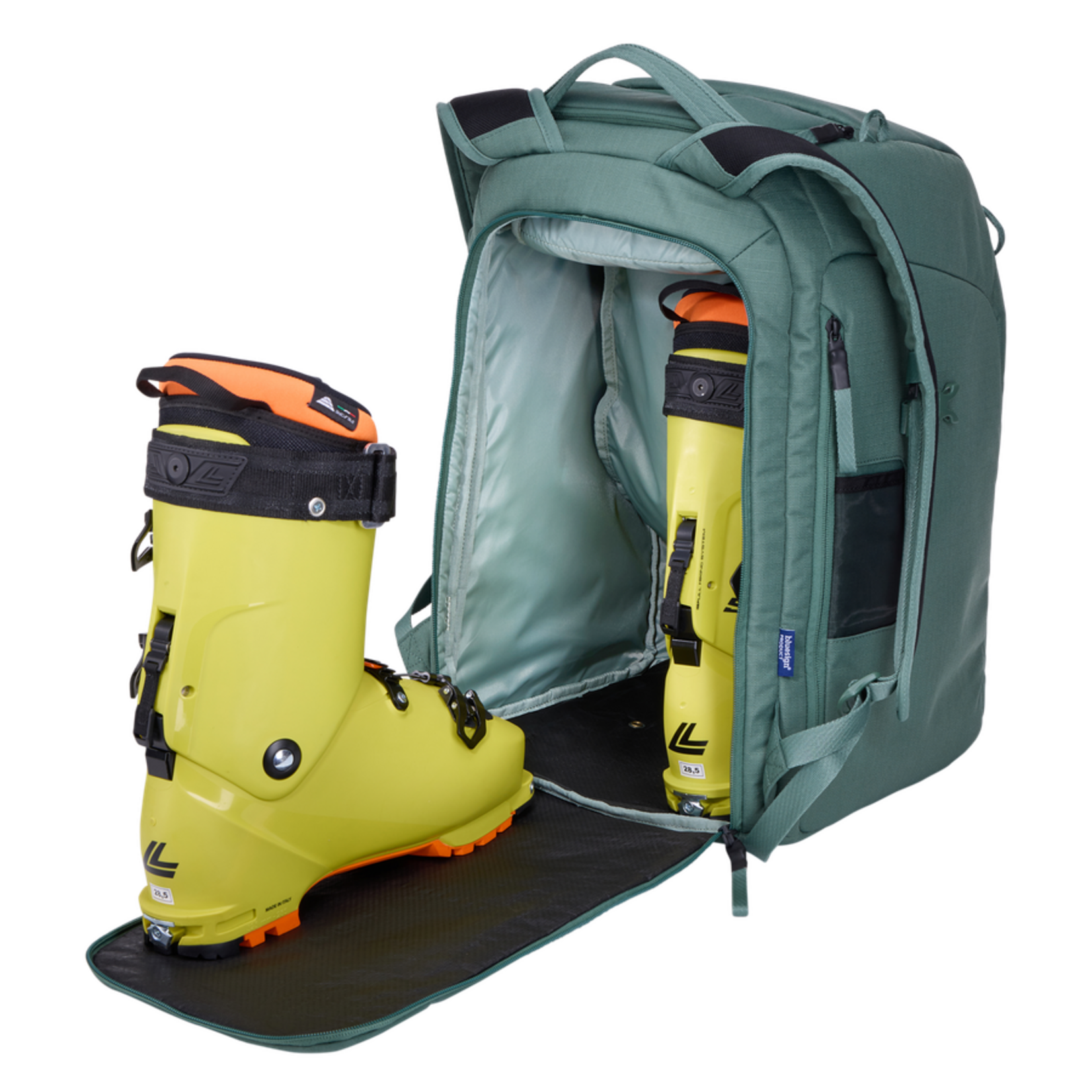 Thule Roundtrip Ski & Snowboard Boot Backpack 45L Hazy Green