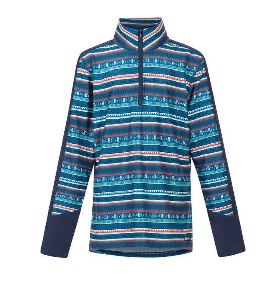 Kerrits Fair Isle Fleece Tech Top Kerrits Fair Isle Fleece Tech Top