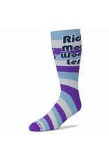 Ride More Striped Sock