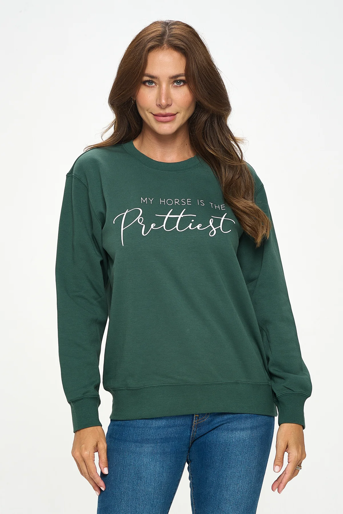 DE My Horse is the Prettiest Sweatshirt