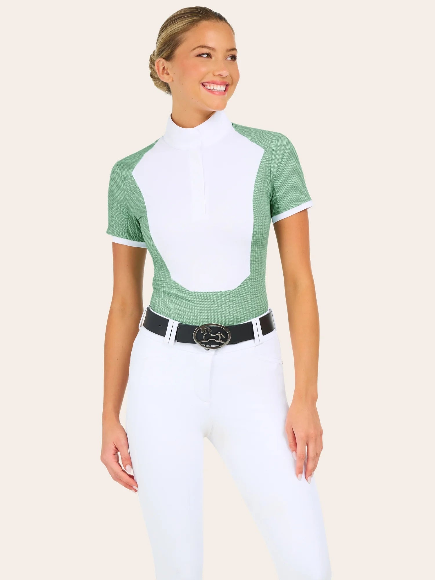 RJ Classics RJ Classics Tessa SS Mirco-print Show Shirt