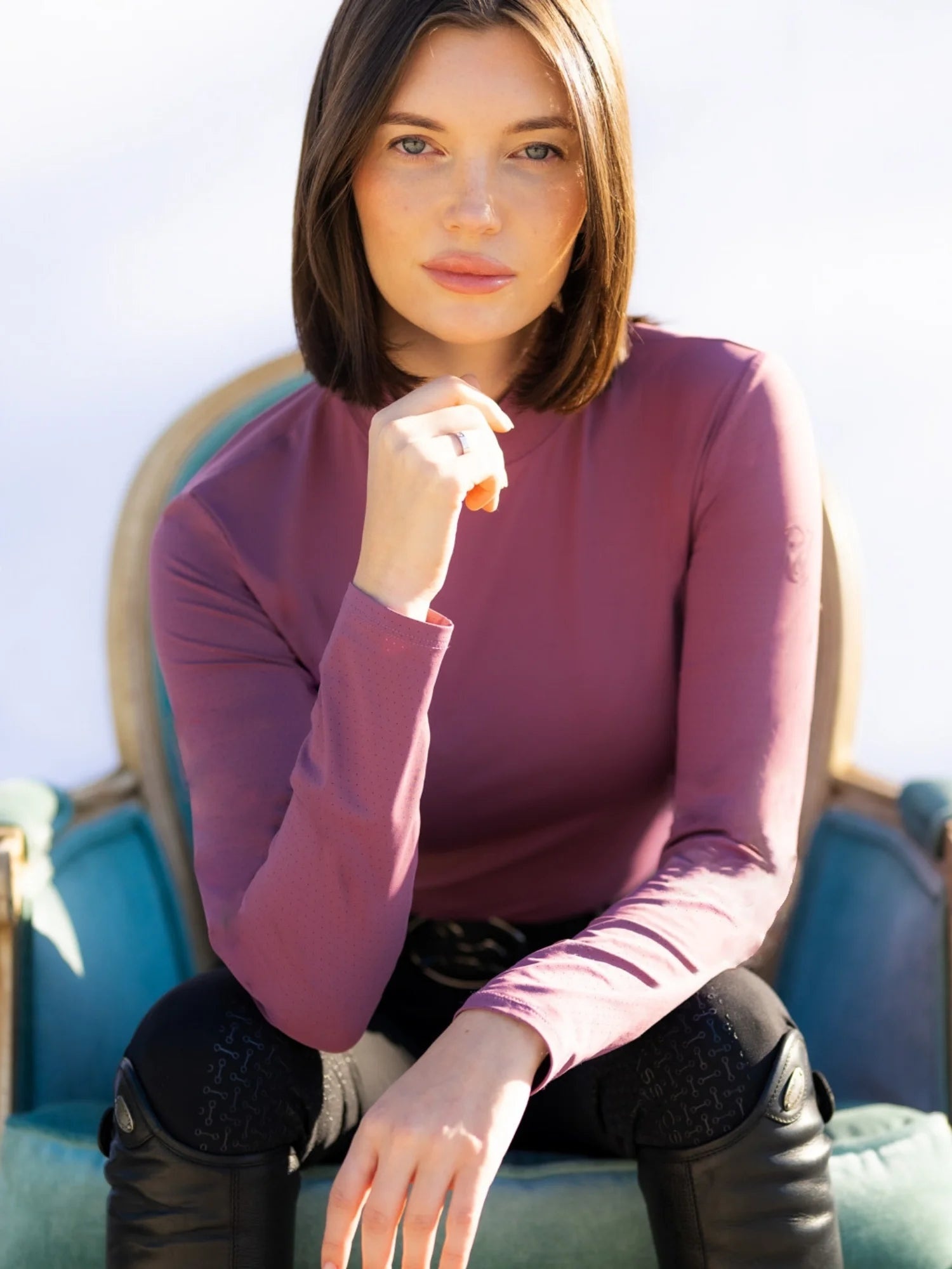 RJ Classics Jemma Mock Neck Shirt