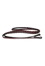 Nunn Finer Nunn Finer Rubber Lined Laced Reins Havana
