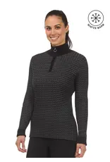 Kerrits Quarter Zip Herringbone Sweater