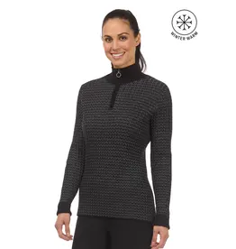 Kerrits Quarter Zip Herringbone Sweater-More Colors Available