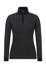 Kerrits Quarter Zip Herringbone Sweater