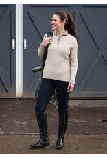 Kerrits Quarter Zip Herringbone Sweater