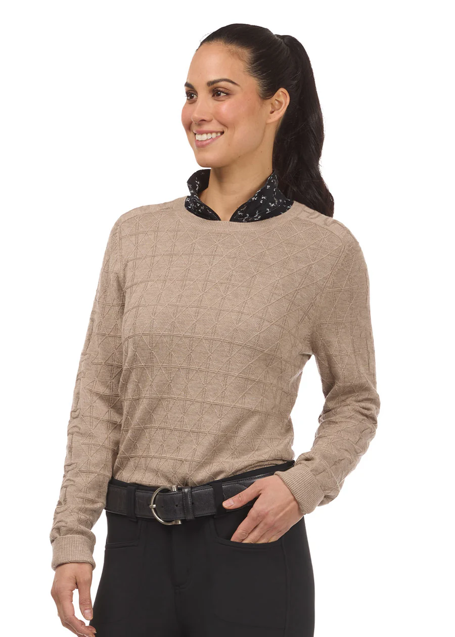 Kerrits Bit of Diamond Crew Neck Sweater