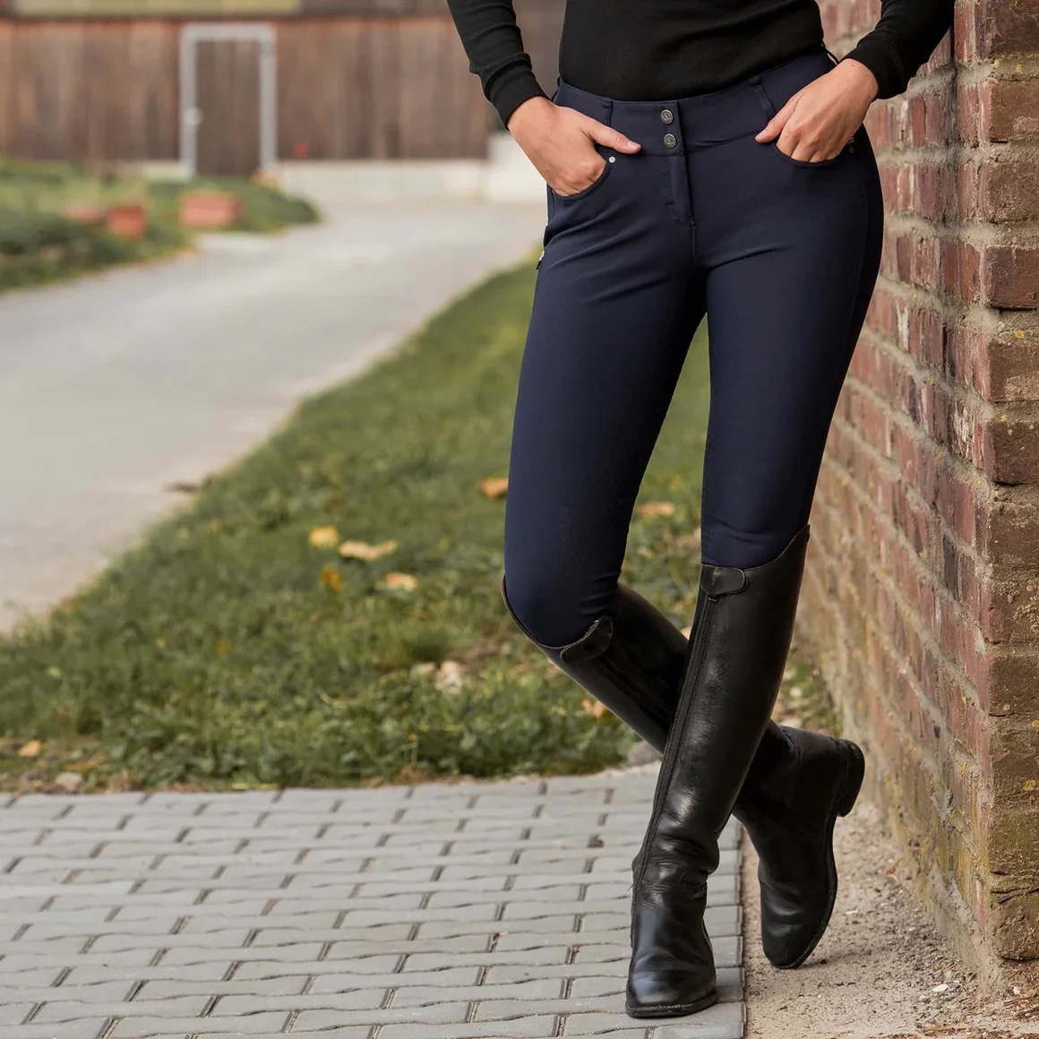 Back On Track BOT Julia Knee Patch Breech