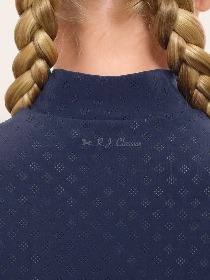 RJ Classics Jodi JR SS Mock Neck  Schooling Shirt