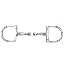 Toklat Bits Pony Stainless Steel Dr. Bristol Snaffle Dee - 2 1/2" Rings