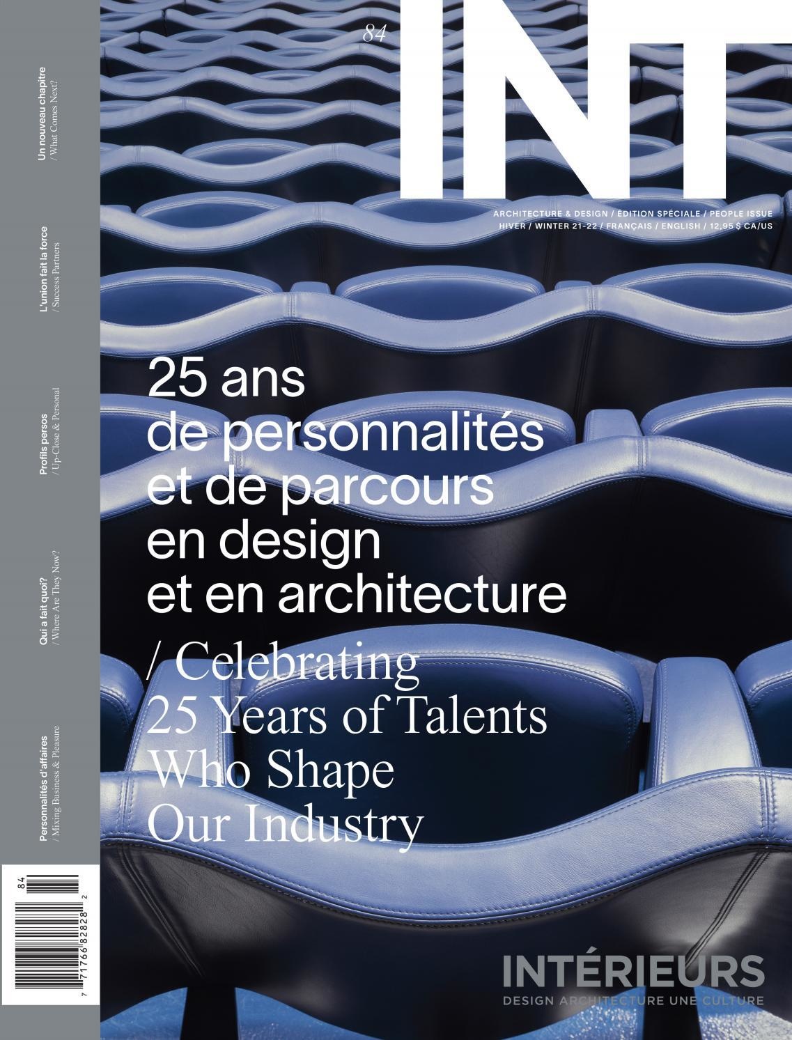 Nomination INTERIEURS Magazine - Celebrating 25 years of talents who shape our industry