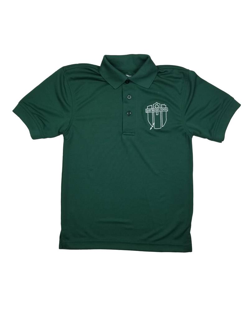 Elder Manufacturing Co. Inc. ST. MICHAEL DRY FIT SHORT SLEEVE POLO