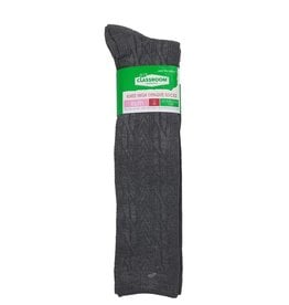 Multiple Vendor GREY CABLE KNEE HI SOCKS 3-PACK