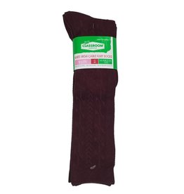 Multiple Vendor CABLE KNEE HI SOCKS 3-PACK