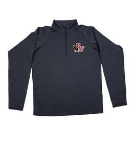 SanMar BISHOP WATTERSON MENS 1/4 ZIP WICKING PULLOVER