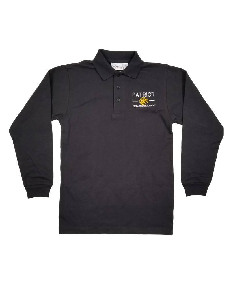 Elder Manufacturing Co. Inc. PATRIOT PREPARATORY ACADEMY  LS POLO SHIRT