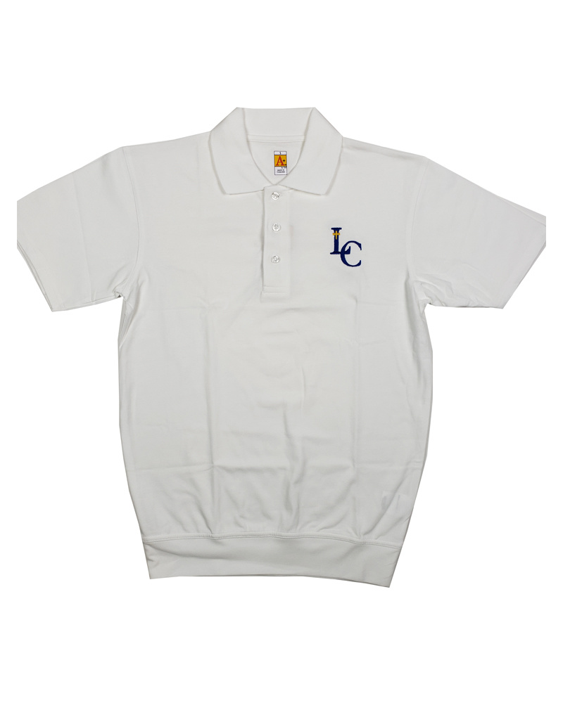 School Apparel, Inc. LEHMAN CATHOLIC SS BANDED BOTTOM POLO