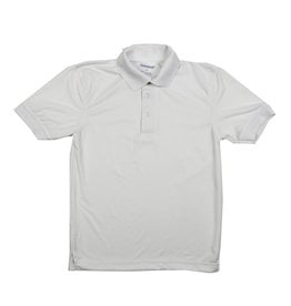 Elder Manufacturing Co. Inc. DRY FIT  SHORT SLEEVE POLO WHITE