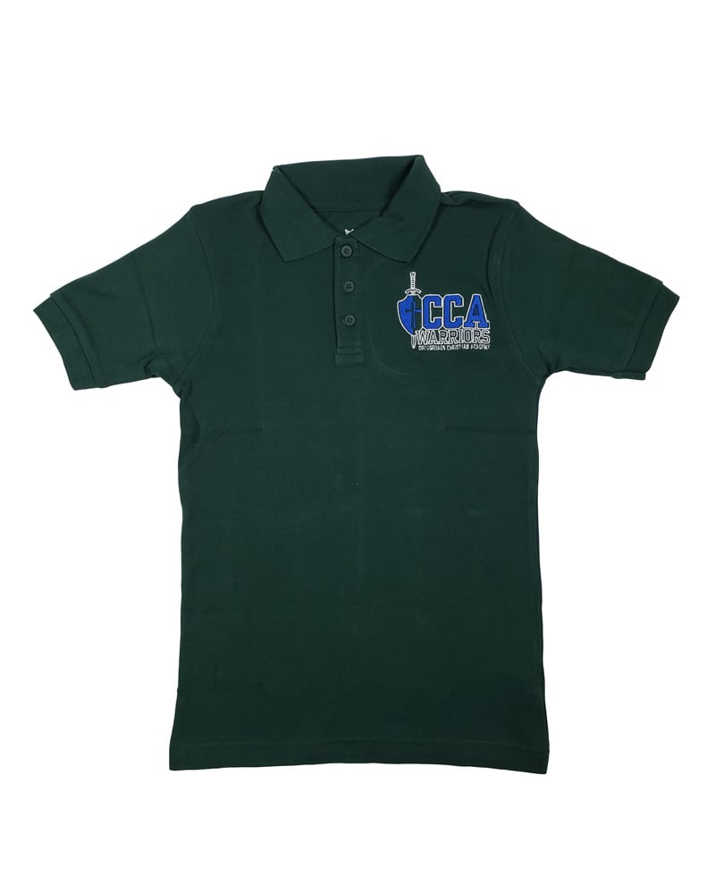 Classroom Uniforms Crossroads Christian Short Sleeve  Polo