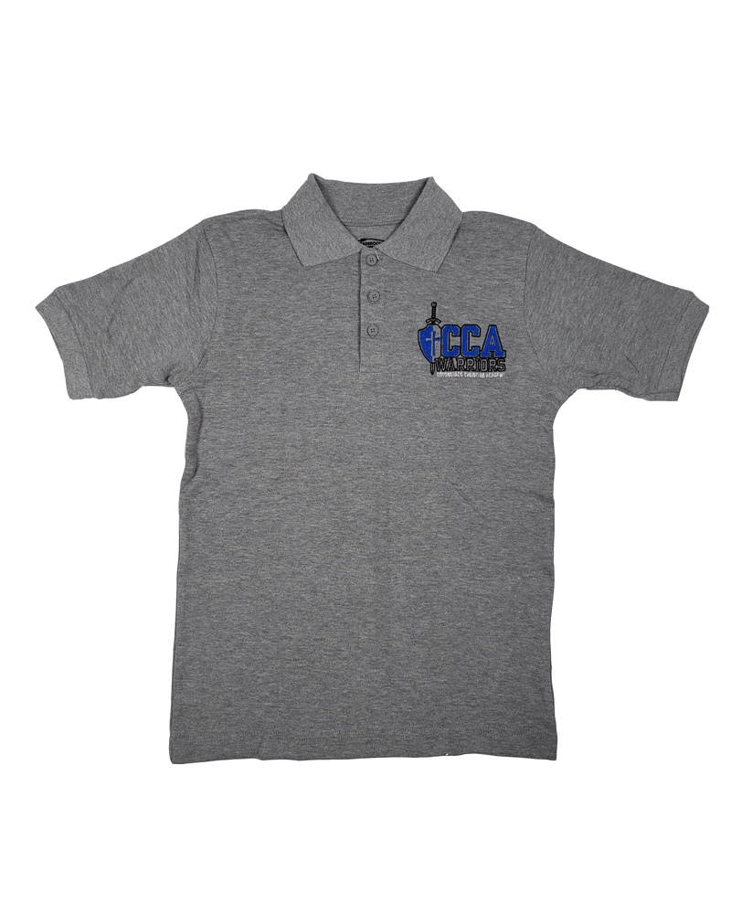 Classroom Uniforms Crossroads Christian Short Sleeve  Polo