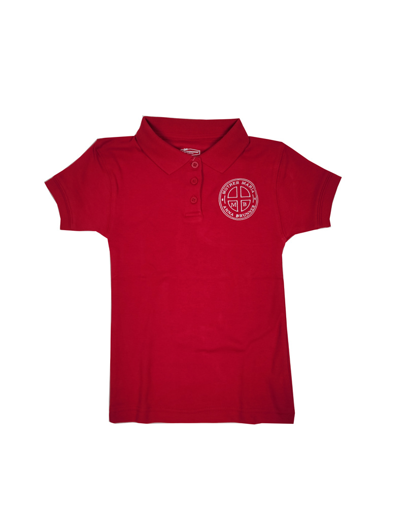Classroom Uniforms BRUNNER CATHOLIC GIRLS JERSEY SS KNIT SHIRT