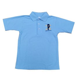 Elder Manufacturing Co. Inc. ST PETER SS PIQUE SHIRT LT BLUE