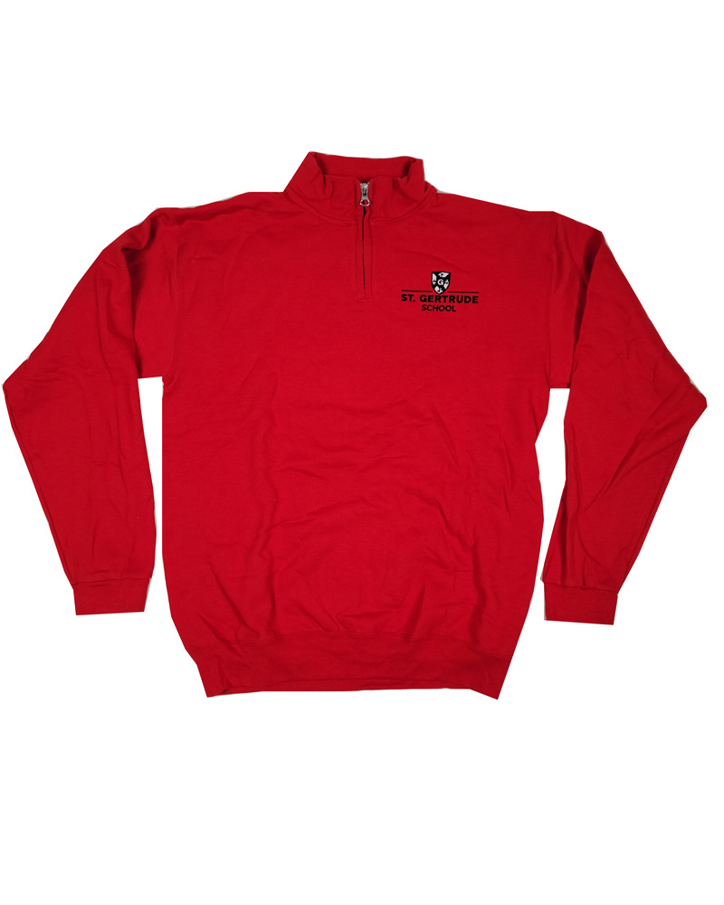 Charles River Apparel ST. GERTRUDE  1/4 ZIP SWEATSHIRT