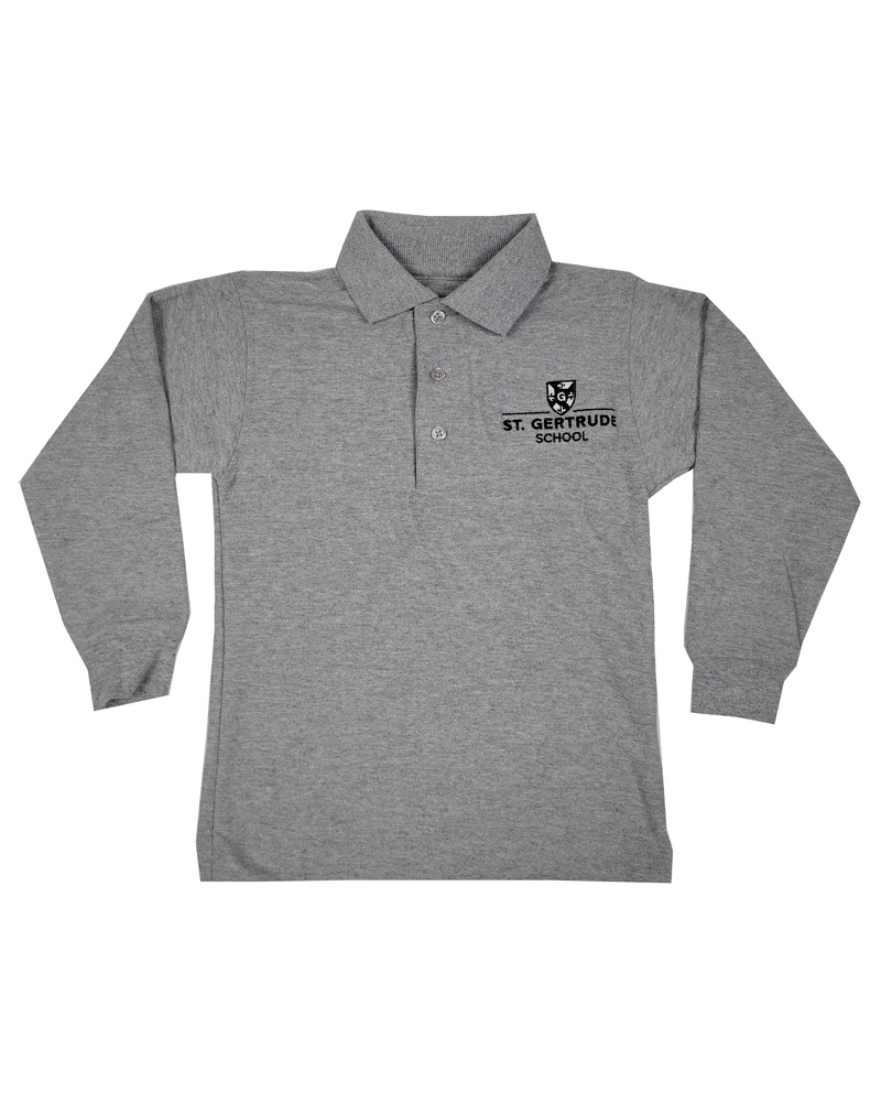 Elder Manufacturing Co. Inc. ST. GERTRUDE LONG SLEEVE POLO SHIRT