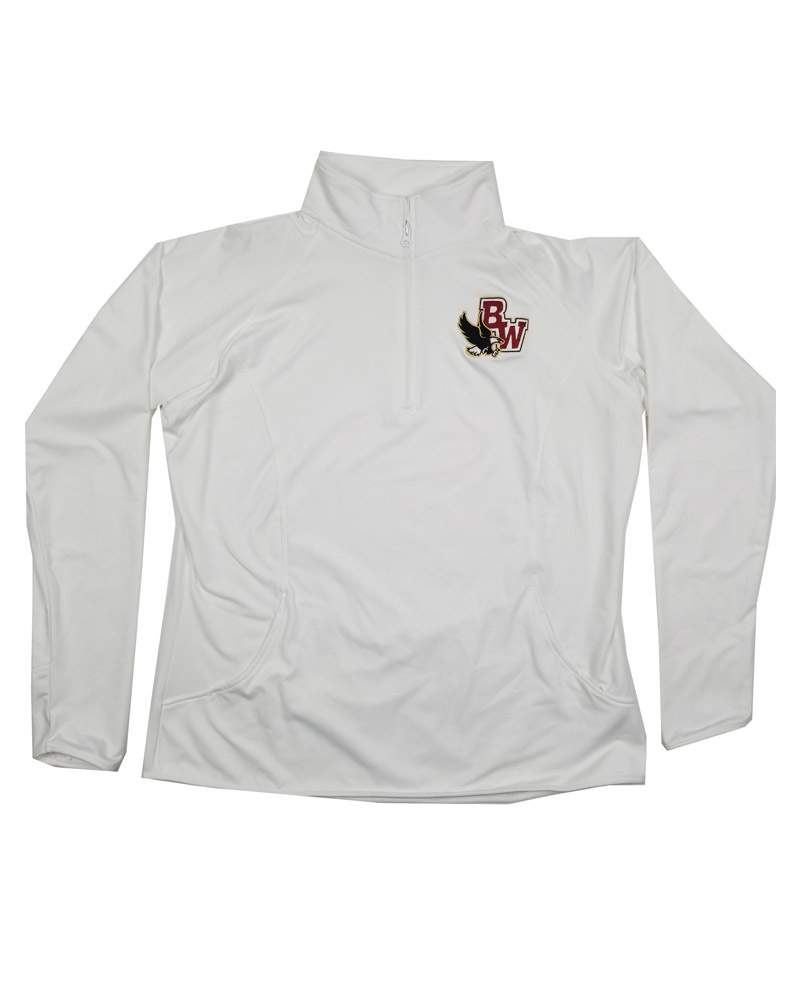 SanMar BISHOP WATTERSON WOMENS 1/4 ZIP WICKING PULLOVER
