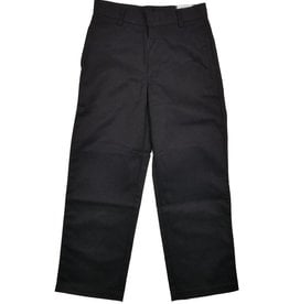 Elder Manufacturing Co. Inc. BOY/MENS FLAT FRONT PANTS BLACK B