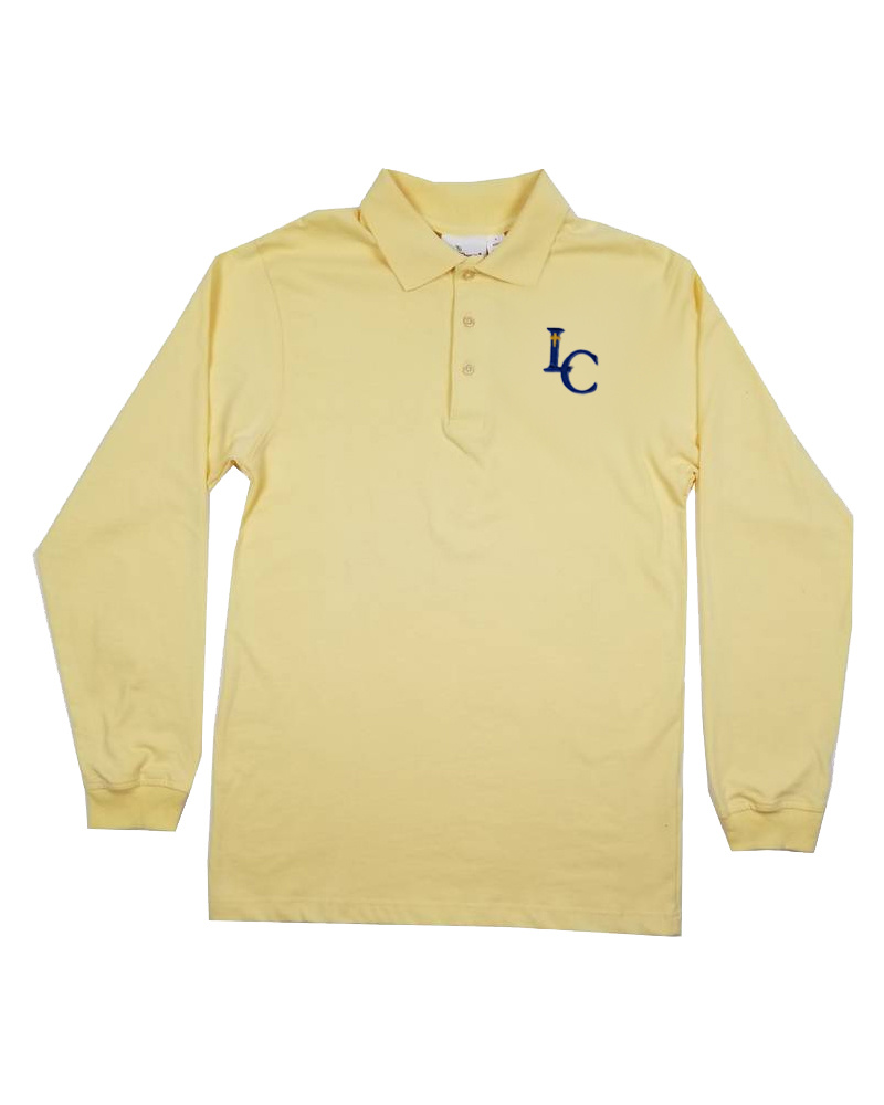 Elder Manufacturing Co. Inc. LEHMAN CATHOLIC JERSEY LONG SLEEVE POLO