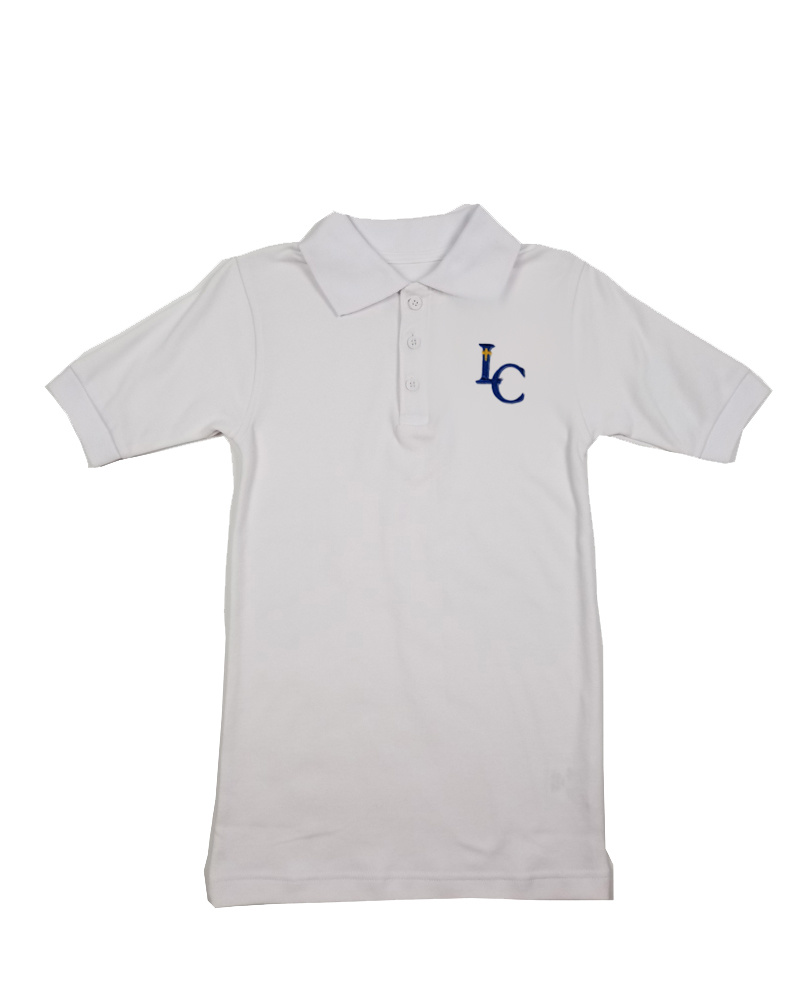 School Apparel, Inc. LEHMAN CATHOLIC SHORT SLEEVE POLO