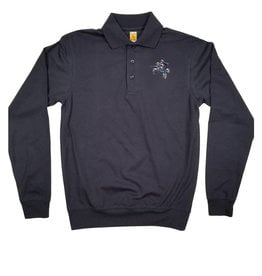 School Apparel, Inc. PARKERSBURG CATHOLIC LS BANDED BOTTOM POLO