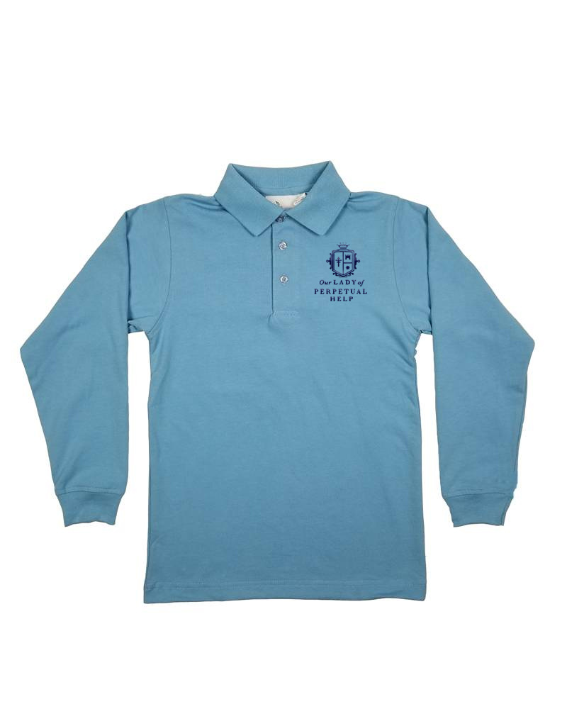 Elder Manufacturing Co. Inc. OUR LADY OF PERPETUAL HELP  LONG  SLEEVE POLO SHIRT