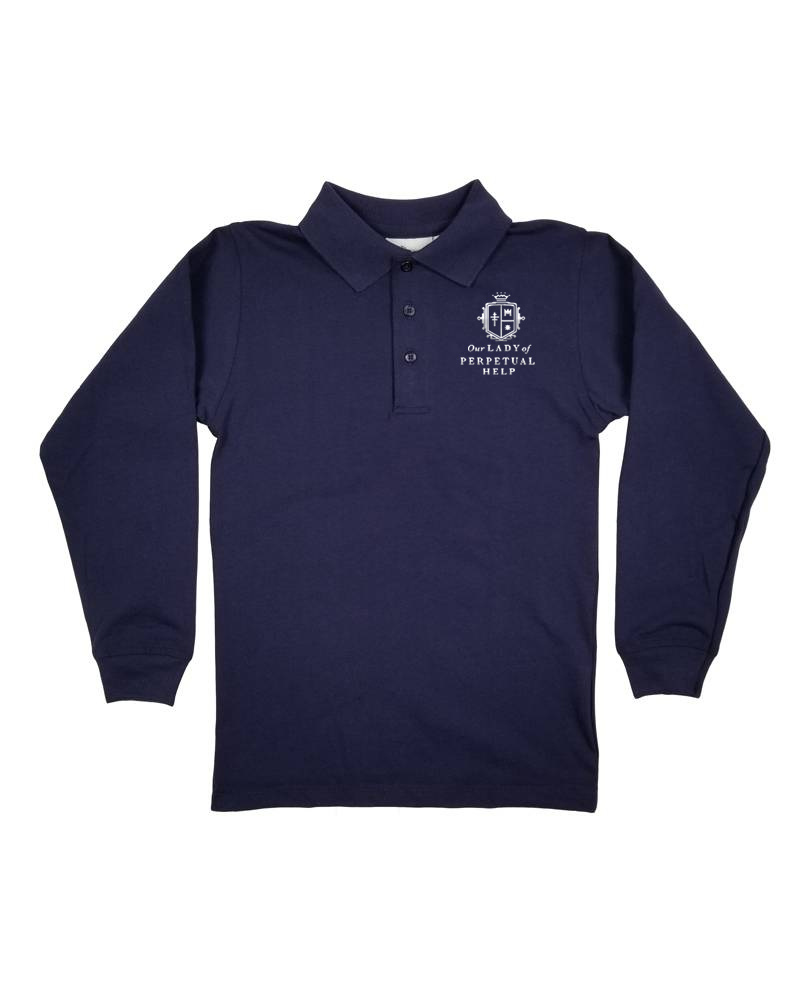 Elder Manufacturing Co. Inc. OUR LADY OF PERPETUAL HELP  LONG  SLEEVE POLO SHIRT