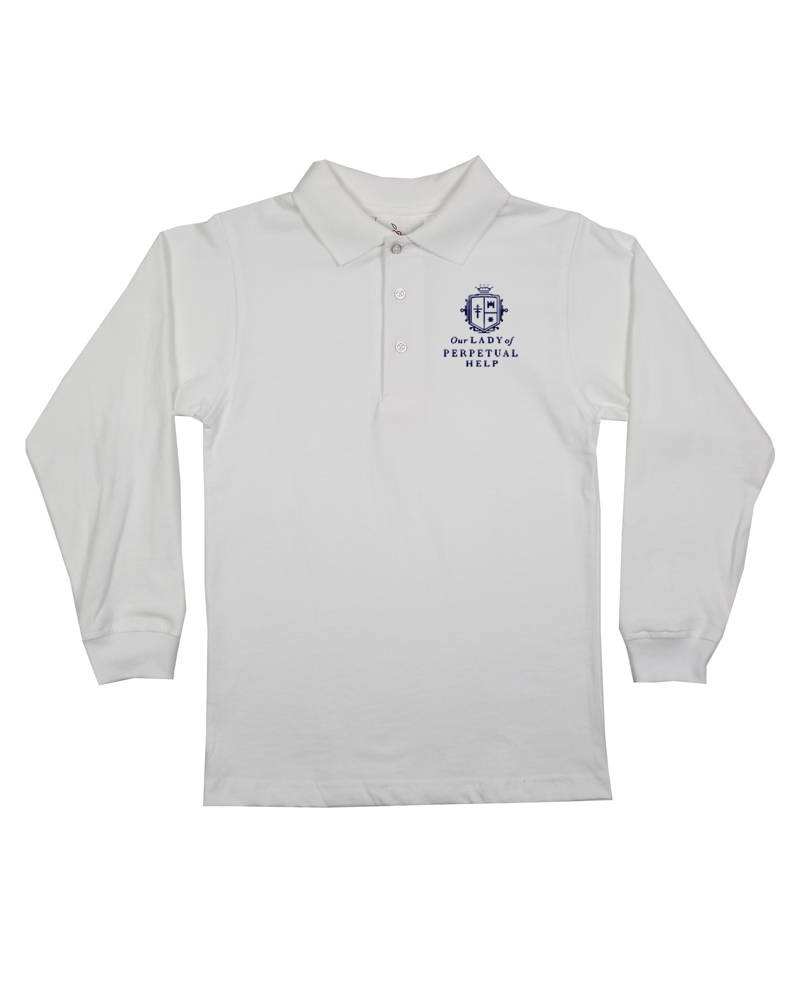 Elder Manufacturing Co. Inc. OUR LADY OF PERPETUAL HELP  LONG  SLEEVE POLO SHIRT